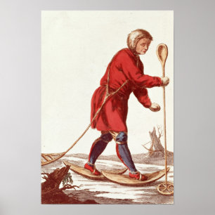 An Ostiak Hunting Ermine Poster