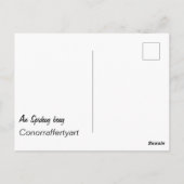 An Spideog beag postcard Briefkaart (Achterkant)