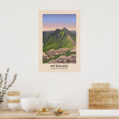 An Teallach Munros van Schotland Poster (Keuken)