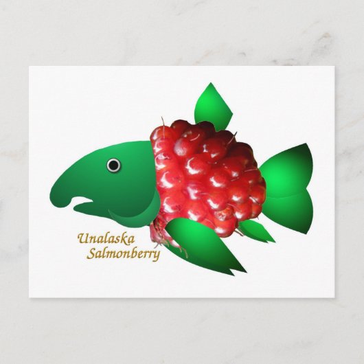 An Unalaska Salmonberry Briefkaart (Voorkant)