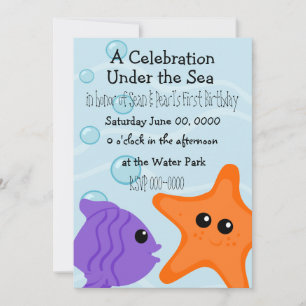 An under the Zee Celebration Kaart