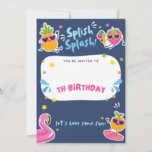 An unforgettable moment awaits birthday invitation kaart (Voorkant)