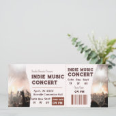 An unforgettable musical night  kaart (Staand voorkant)