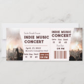 An unforgettable musical night  kaart (Voorkant)