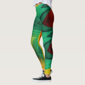 An unique cute multicolor "Ratti_Creative_Arts" Le Leggings (Links)