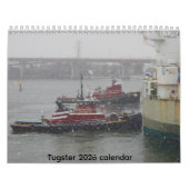 An unusual maritime themed calendar kalender (Hoes)