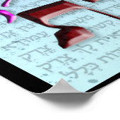 Ana b"Koach ~ Initiaal Letters ~ Elijah Poster (Hoek)