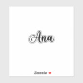 Ana Naam - Handgeschreven kalligrafie Sticker (Vel)