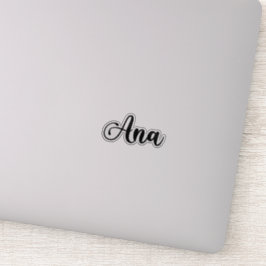 Ana Naam - Handgeschreven kalligrafie Sticker