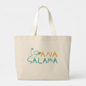 ANA SALAMA GROTE TOTE BAG (Achterkant)