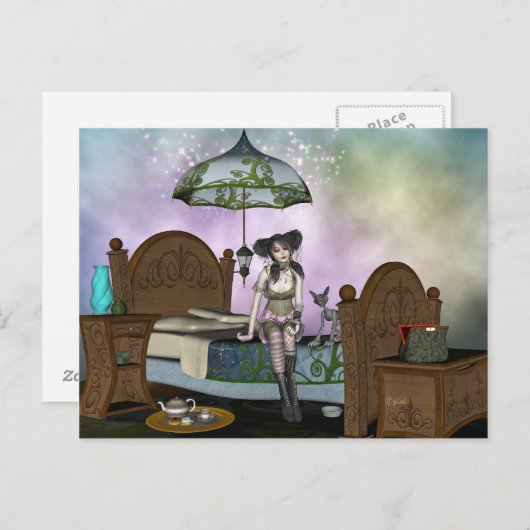 Anabella's betoverende rust Briefkaart (Voorkant / Achterkant)