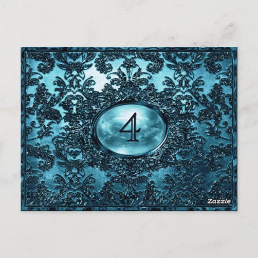 Anabelle Goyle Victoriaans-tabelkaart Briefkaart (Achterkant)