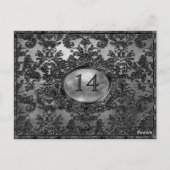 Anabelle Victoriaans tabelnummer Kaart (Achterkant)