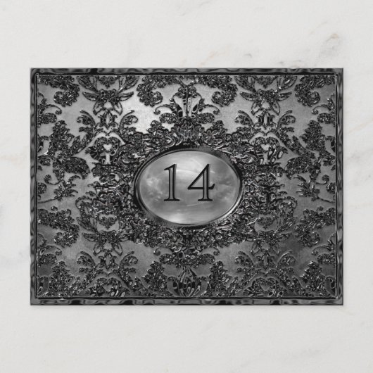 Anabelle Victoriaans tabelnummer Kaart (Voorkant)