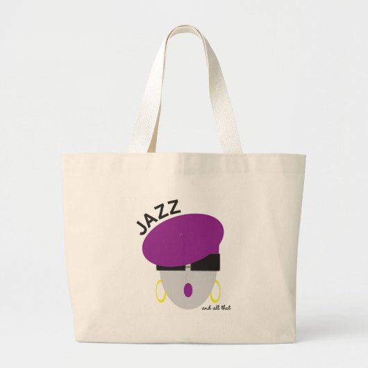 AnabelNY "Jazz"-Tas Grote Tote Bag (Voorkant)