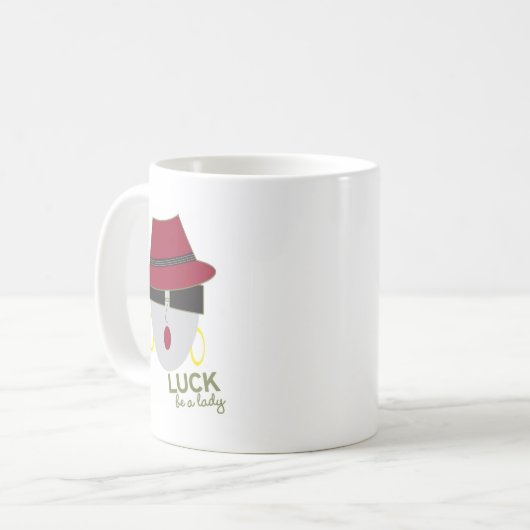 AnabelNY "Luck"-Mok Koffiemok (Voorkant links)