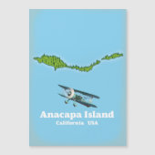 Anacapa-eiland Californië VS kaart (Voorkant)