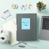 Anacapa-eiland Californië VS kaart Sticker (iPad Cover)
