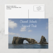 Anacapa Island Arch, Nationaal Park Kanaaleilanden Briefkaart (Voorkant / Achterkant)