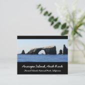 Anacapa Island Arch Rock Briefkaart (Staand voorkant)