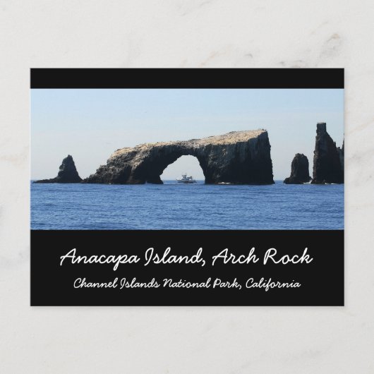 Anacapa Island Arch Rock Briefkaart (Voorkant)