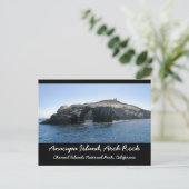 Anacapa Island Arch Rock Briefkaart (Staand voorkant)