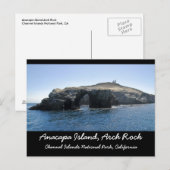 Anacapa Island Arch Rock Briefkaart (Voorkant / Achterkant)