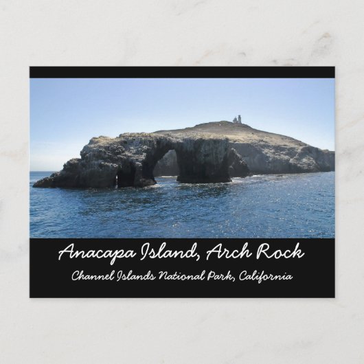 Anacapa Island Arch Rock Briefkaart (Voorkant)