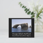 Anacapa Island Arch Rock Briefkaart (Staand voorkant)