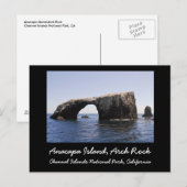 Anacapa Island Arch Rock Briefkaart (Voorkant / Achterkant)