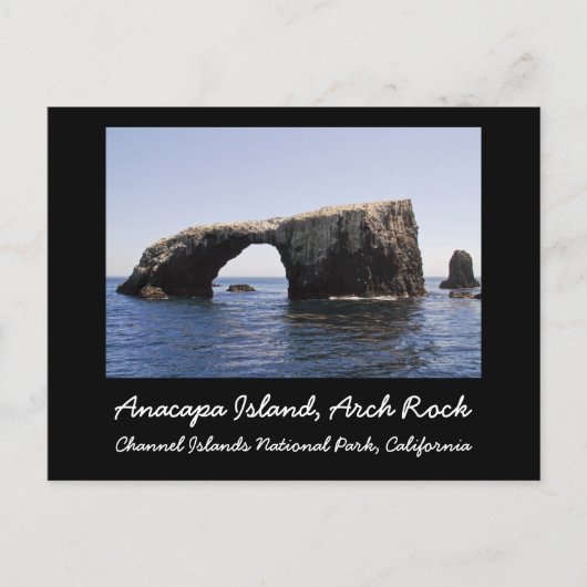 Anacapa Island Arch Rock Briefkaart (Voorkant)