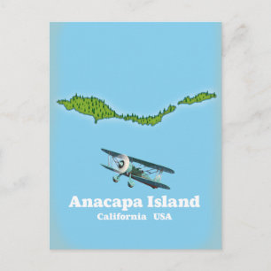 Anacapa Island California, Verenigde Staten Briefkaart