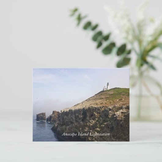 Anacapa Island Lightstation Briefkaart (Staand voorkant)