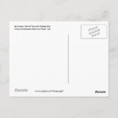 Anacapa Island Tussock Caterpijler Briefkaart (Achterkant)