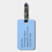 Anacapa's inspiratiepunt I op de Kanaaleilanden Bagagelabel (Achterkant verticaal)