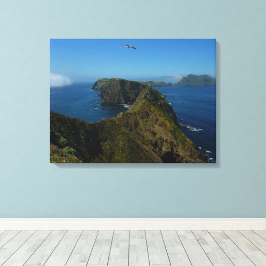 Anacapa's inspiratiepunt I op de Kanaaleilanden Canvas Afdruk (Insitu (Houten vloer))
