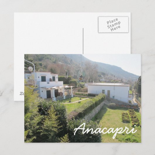 Anacapri Lift Briefkaart (Voorkant / Achterkant)
