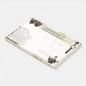 Anachronistische Steampunk, roestige versnellingen Post-it® Notes (Schuin)