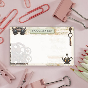 Anachronistische Steampunk, roestige versnellingen Post-it® Notes