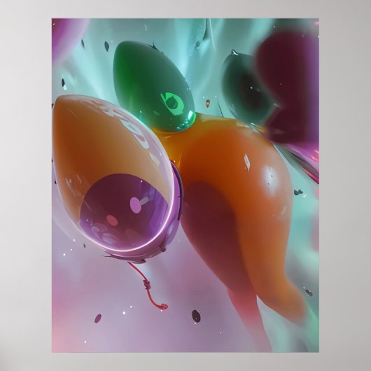 AnachroTechnocracy - Ken Gage Abstract Poster (Voorkant)