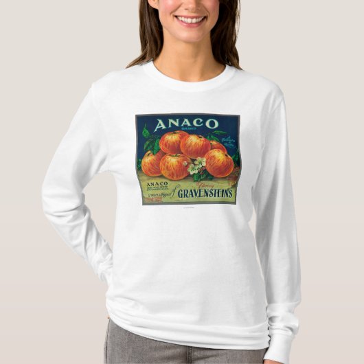 Anaco Apple Crate Label T-shirt (Voorkant)
