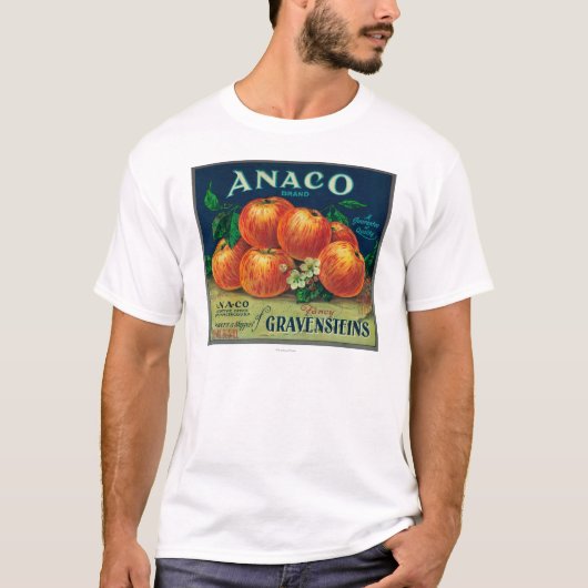 Anaco Apple Crate Label T-shirt (Voorkant)