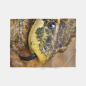 Anaconda head fleece deken (Voorkant (Horizontaal))