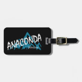 Anaconda Montana-bergen Bagagelabel (Voorkant horizontaal)