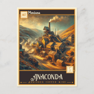 Anaconda, Montana    Briefkaart