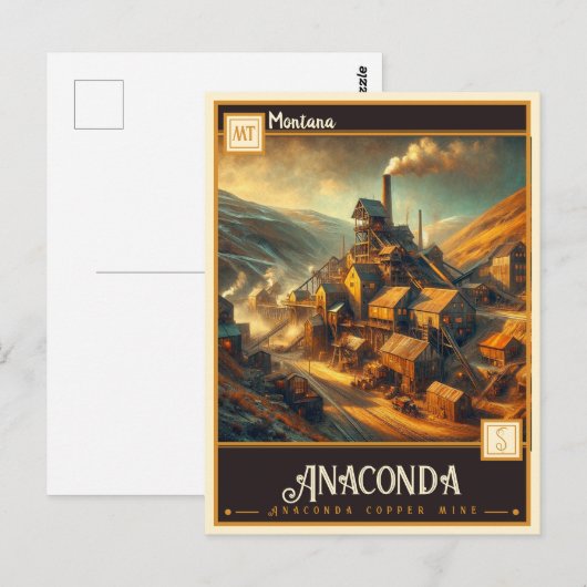 Anaconda, Montana |  Briefkaart (Voorkant / Achterkant)
