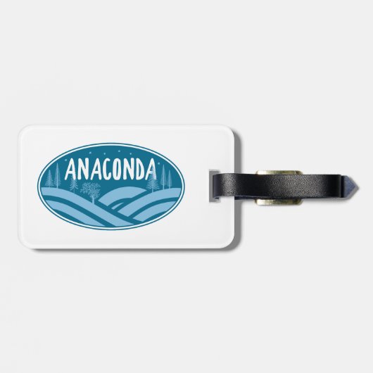 Anaconda Montana Buiten Bagagelabel (Achterkant horizontaal)