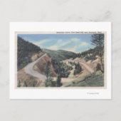 Anaconda, Montana - Hoefijzer Curve Briefkaart (Voorkant)