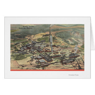 Anaconda, Montana - Uitzicht van de schoorsteensme