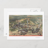 Anaconda, Montana - Uitzicht van de schoorsteensme Briefkaart (Voorkant / Achterkant)